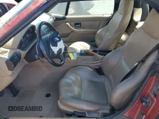 2001 BMW Z3 3.0 with VIN WBACN53451LJ57448, listed as a Copart auction lot 53982215 with 121,721 mi miles and Salvage title. Bid and sale history available at DreamBid. Image 7.