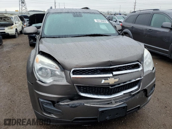 2012 Chevrolet Equinox 1LT z VIN 2GNALDEK6C6385807, wystawiony jako Copart lot #55136835 z przebiegiem 143 451 mil mil oraz Szkody całkowita. Historia ofert i sprzedaży dostępna na DreamBid. Obrazek 5.