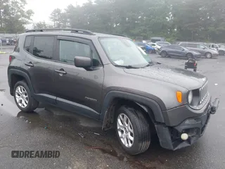 2017 Jeep Renegade Latitude z VIN ZACCJBBB1HPF65206, wystawiony jako IAAI lot #42504729 z przebiegiem 158 873 mil mil oraz . Historia ofert i sprzedaży dostępna na DreamBid. Obrazek 1.