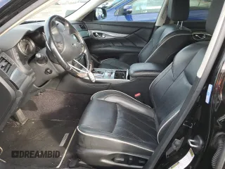 2018 Infiniti Q70 Luxe with VIN JN1BY1PR4JM370490, listed as a Copart auction lot 44268895 with 95,590 mi miles and Salvage title. Bid and sale history available at DreamBid. Image 7.