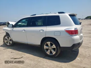 2012 Toyota Highlander Limited с VIN 5TDDK3EH1CS175063, выставлен на аукционе Copart как лот 58625125 с пробегом Не указан миль и Списание • Salvage title. История ставок и продаж доступна на DreamBid. Изображение 2.