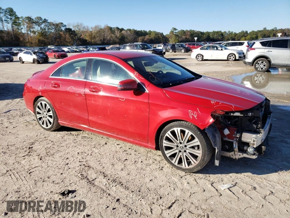 2018 Mercedes-Benz CLA 250 with VIN WDDSJ4EB6JN652106, listed as a Copart auction lot 79602253 with 43,998 mi miles and . Bid and sale history available at DreamBid. Image 4.