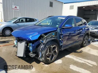 2024 Hyundai Tucson SEL with VIN 5NMJF3DE5RH313018, listed as a Copart auction lot 50235885 with 6,597 mi miles and Salvage Title. Bid and sale history available at carsss.com. Image 1.
