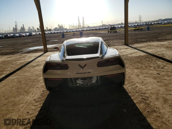 2019 Chevrolet Corvette 1LT with VIN 1G1YB2D75K5100805, listed as a Copart auction lot 51182435 with 59,512 mi miles and Salvage title. Bid and sale history available at DreamBid. Image 6.