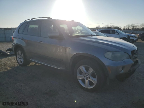 2007 BMW X5 3.0si with VIN 5UXFE43597L011323, listed as a Copart auction lot 89355665 with 162,451 mi miles and Salvage Title. Bid and sale history available at carsss.com. Image 4.