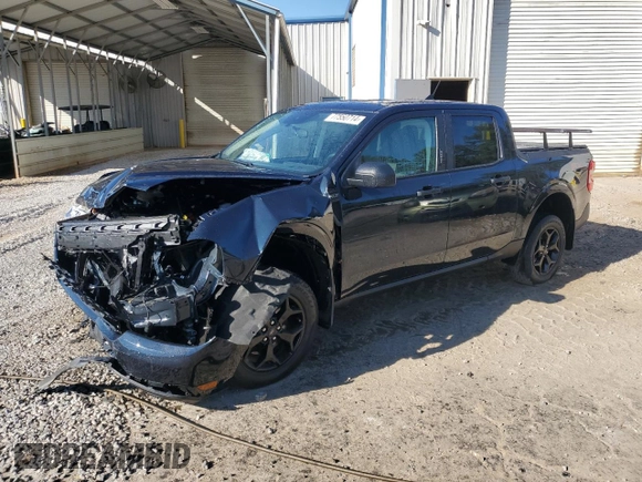 2023 Ford Maverick XL with VIN 3FTTW8F93PRA24562, listed as a Copart auction lot 77550714 with 7,972 mi miles and Salvage title. Bid and sale history available at DreamBid. Image 1.