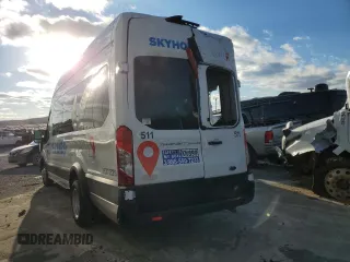 2023 Ford Transit Passenger XL with VIN 1FBVU4X89PKB82684, listed as a Copart auction lot 81326614 with 35,649 mi miles and Salvage title. Bid and sale history available at DreamBid. Image 2.