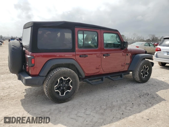 2022 Jeep Wrangler Unlimited Sport with VIN 1C4HJXDG0NW100216, listed as a Copart auction lot 47610405 with 18,324 mi miles and Clean Title. Bid and sale history available at DreamBid. Image 3.