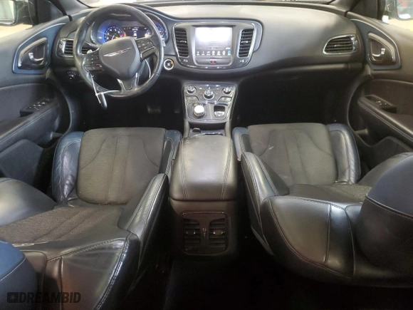 2015 Chrysler 200 S with VIN 1C3CCCDG1FN540437, listed as a Copart auction lot 43852805 with 135,697 mi miles and Salvage Title. Bid and sale history available at carsss.com. Image 8.