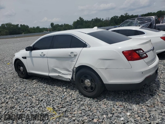 2015 Ford Police Interceptor with VIN 1FAHP2MK2FG163700, listed as a Copart auction lot 56028145 with 107,421 mi miles and Salvage title. Bid and sale history available at DreamBid. Image 2.
