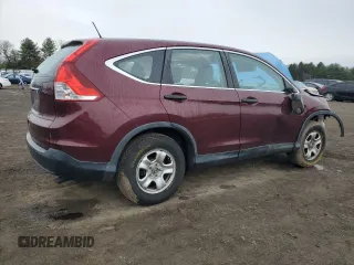 2013 Honda CR-V LX with VIN 5J6RM3H37DL033099, listed as a Copart auction lot 52578235 with 122,548 mi miles and Salvage Title. Bid and sale history available at carsss.com. Image 3.