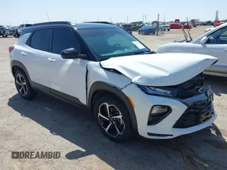 2023 Chevrolet TrailBlazer RS with VIN KL79MTSLXPB114393, listed as a IAAI auction lot 41973409 with 35,316 mi miles and . Bid and sale history available at DreamBid. Image 1.