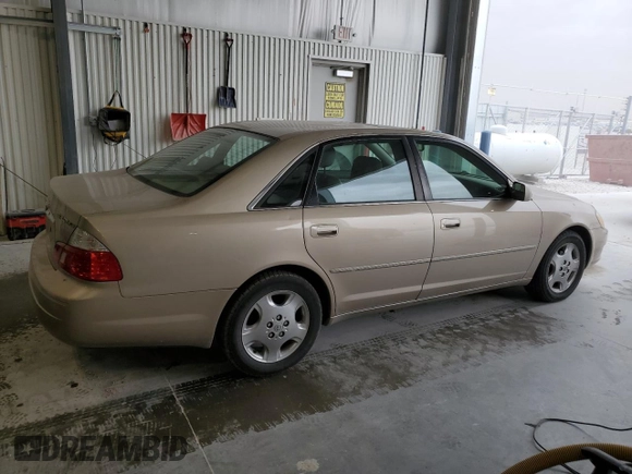2003 Toyota Avalon XL z VIN 4T1BF28B03U280486, wystawiony jako Copart lot #57152935 z przebiegiem 131 996 mil mil oraz Szkoda całkowita • Salvage title. Historia ofert i sprzedaży dostępna na DreamBid. Obrazek 3.