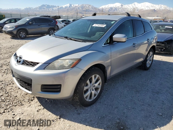 2009 Mazda CX-7 Sport with VIN JM3ER293590220789, listed as a Copart auction lot 47142265 with 150,506 mi miles and Salvage Title. Bid and sale history available at carsss.com. Image 1.