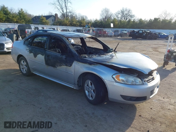 2010 Chevrolet Impala LT with VIN 2G1WB5EN1A1242431, listed as a IAAI auction lot 41951022 with 162,261 mi miles and . Bid and sale history available at DreamBid. Image 1.