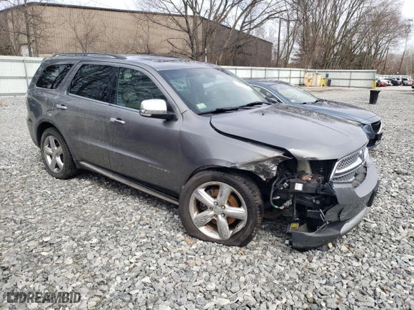 2013 Dodge Durango Citadel with VIN 1C4SDJETXDC590248, listed as a Copart auction lot 49026045 with NaN miles and Clean Title. Bid and sale history available at carsss.com. Image 4.