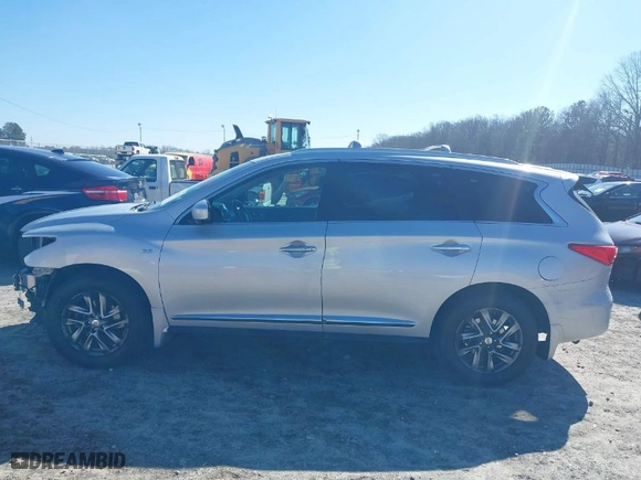 2015 Infiniti QX60 with VIN 5N1AL0MN9FC525210, listed as a IAAI auction lot 41492063 with 158,154 mi miles. Bid and sale history available at carsss.com. Image 15.