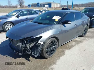 2019 Nissan Maxima SV with VIN 1N4AA6AV0KC360617, listed as a IAAI auction lot 41723765 with 93,691 mi miles and . Bid and sale history available at DreamBid. Image 18.