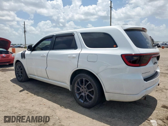 2015 Dodge Durango R/T with VIN 1C4SDHCT9FC916636, listed as a Copart auction lot 61754135 with 201,678 mi miles and Salvage title. Bid and sale history available at DreamBid. Image 2.