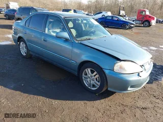 2000 Honda Civic EX with VIN 1HGEJ8649YL047194, listed as a IAAI auction lot 41526765 with 127,697 mi miles. Bid and sale history available at carsss.com. Image 1.