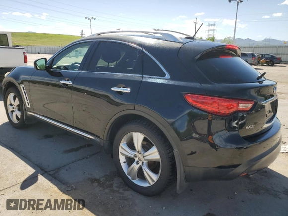 2011 Infiniti FX with VIN JN8AS1MW8BM734582, listed as a Copart auction lot 56852125 with 140,507 mi miles and Salvage title. Bid and sale history available at DreamBid. Image 2.
