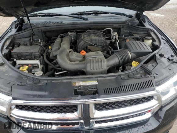 2013 Dodge Durango SXT with VIN 1C4RDHAG5DC552474, listed as a Copart auction lot 65185985 with 179,910 mi miles and Clean title. Bid and sale history available at DreamBid. Image 12.