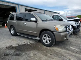 2006 Nissan Armada LE z VIN 5N1AA08B76N710950, wystawiony jako Copart lot #55981715 z przebiegiem 242 233 mil mil oraz Szkoda całkowita • Salvage title. Historia ofert i sprzedaży dostępna na DreamBid. Obrazek 4.