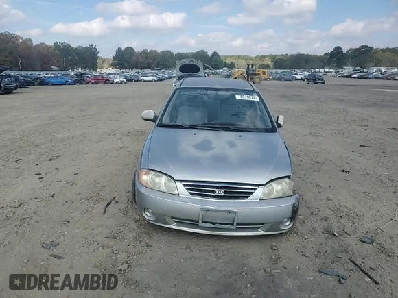 2003 Kia Spectra with VIN KNAFB121335295115, listed as a Copart auction lot 78070674 with Not Provided miles and Salvage Title. Bid and sale history available at DreamBid. Image 11.