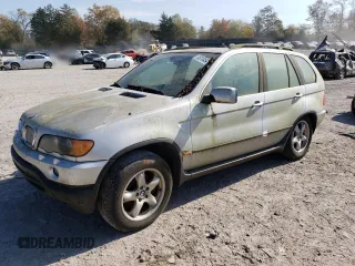 2002 BMW X5 4.4i with VIN 5UXFB33542LH38898, listed as a Copart auction lot 75310454 with 186,168 mi miles and Clean Title. Bid and sale history available at carsss.com. Image 1.