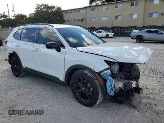 2024 Honda CR-V Sport with VIN 7FARS5H54RE018048, listed as a Copart auction lot 44967885 with 16,899 mi miles and Non Repairable. Bid and sale history available at DreamBid. Image 4.