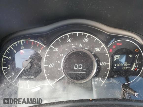 2018 Nissan Note SV with VIN 3N1CE2CP0JL355082, listed as a Copart auction lot 50400985 with 130,375 mi miles and Salvage Title. Bid and sale history available at DreamBid. Image 9.