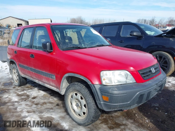 2000 Honda CR-V LX with VIN JHLRD1842YC015881, listed as a IAAI auction lot 41651743 with 97,638 mi miles. Bid and sale history available at carsss.com. Image 1.