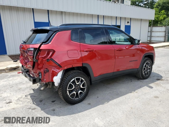 2025 Jeep Compass Trailhawk с VIN 3C4NJDDN5ST536674, выставлен на аукционе Copart как лот 65851335 с пробегом 6 520 миль миль и Чистый • Clean title. История ставок и продаж доступна на DreamBid. Изображение 3.