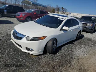 2012 Acura TSX Special Edition with VIN JH4CU2F88CC003837, listed as a Copart auction lot 46709125 with 147,079 mi miles and Salvage Title. Bid and sale history available at carsss.com. Image 1.