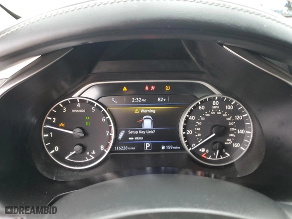2017 Nissan Murano SL with VIN 5N1AZ2MG9HN186113, listed as a Copart auction lot 51609535 with 116,228 mi miles and Salvage Title. Bid and sale history available at carsss.com. Image 9.
