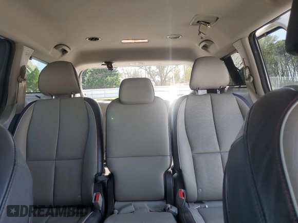 2017 Kia Sedona LX with VIN KNDMB5C14H6237144, listed as a Copart auction lot 51140465 with 128,356 mi miles and Salvage Title. Bid and sale history available at carsss.com. Image 10.
