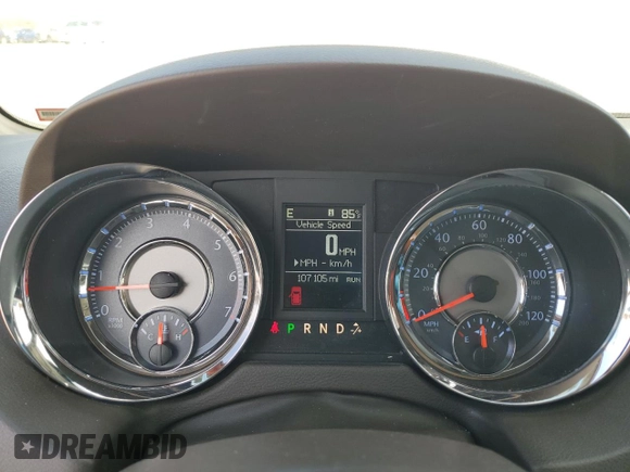 2015 Chrysler Town & Country Limited Platinum with VIN 2C4RC1GG2FR553464, listed as a Copart auction lot 50745385 with 107,105 mi miles and Salvage Title. Bid and sale history available at carsss.com. Image 9.