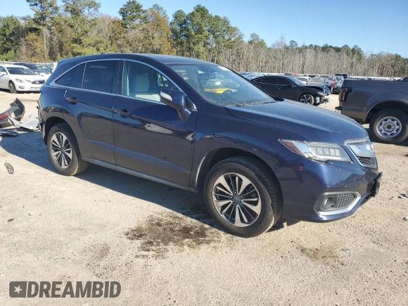 2017 Acura RDX w/Advance Pkg with VIN 5J8TB4H73HL029097, listed as a Copart auction lot 81229374 with 106,505 mi miles and Salvage Title. Bid and sale history available at carsss.com. Image 4.