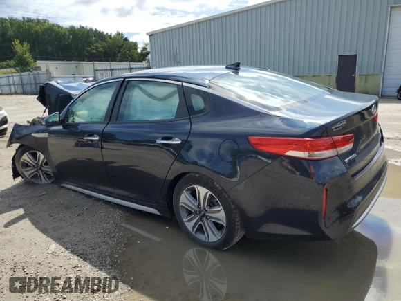 2017 Kia Optima Hybrid EX with VIN KNAGU4LE8H5010014, listed as a Copart auction lot 70926724 with 49,745 mi miles and Salvage Title. Bid and sale history available at carsss.com. Image 2.