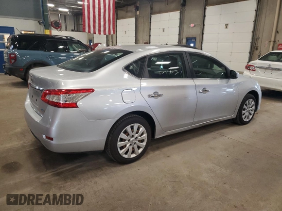 2014 Nissan Sentra SV z VIN 3N1AB7AP2EY255462, wystawiony jako Copart lot #59922945 z przebiegiem 75 860 mil mil oraz Szkoda całkowita • Salvage title. Historia ofert i sprzedaży dostępna na DreamBid. Obrazek 3.