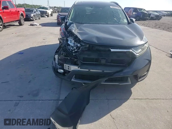 2017 Honda CR-V Touring with VIN 7FARW1H98HE022568, listed as a Copart auction lot 52231985 with 84,774 mi miles and Salvage Title. Bid and sale history available at carsss.com. Image 12.