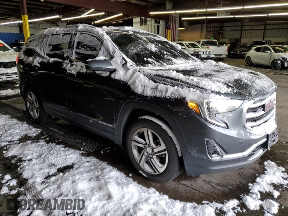 2018 GMC Terrain SLT with VIN 3GKALVEV5JL344414, listed as a Copart auction lot 86756034 with 153,435 mi miles and Salvage Title. Bid and sale history available at DreamBid. Image 4.