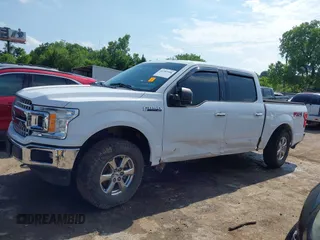 2018 Ford F-150 XL with VIN 1FTEW1EP9JKE58173, listed as a IAAI auction lot 42389998 with 129,512 mi miles and . Bid and sale history available at DreamBid. Image 15.