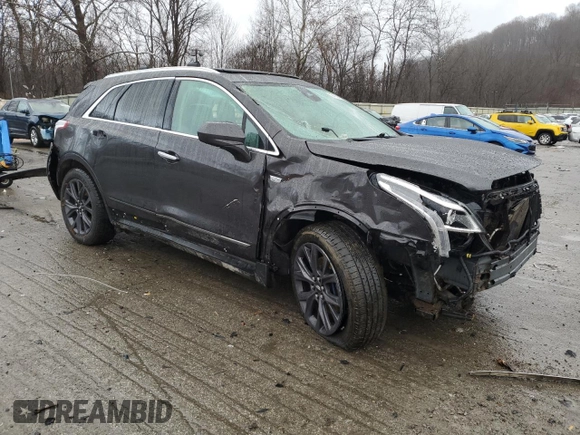 2018 Cadillac XT5 Luxury AWD with VIN 1GYKNDRS8JZ195858, listed as a Copart auction lot 84135934 with 66,128 mi miles and Salvage Title. Bid and sale history available at DreamBid. Image 4.