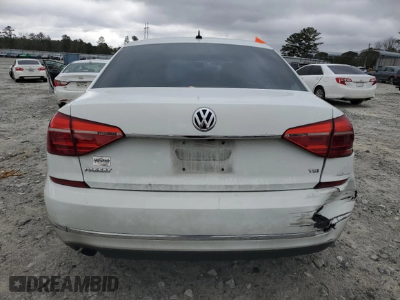 2016 Volkswagen Passat 1.8T R-Line w/Comfort Pkg with VIN 1VWAS7A30GC026037, listed as a Copart auction lot 49080145 with 183,407 mi miles and Salvage Title. Bid and sale history available at carsss.com. Image 6.