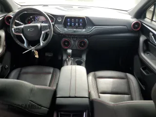 2022 Chevrolet Blazer RS с VIN 3GNKBERS8NS218666, выставлен на аукционе Copart как лот 52580525 с пробегом 43 289 миль миль и Списание • Salvage title. История ставок и продаж доступна на DreamBid. Изображение 8.