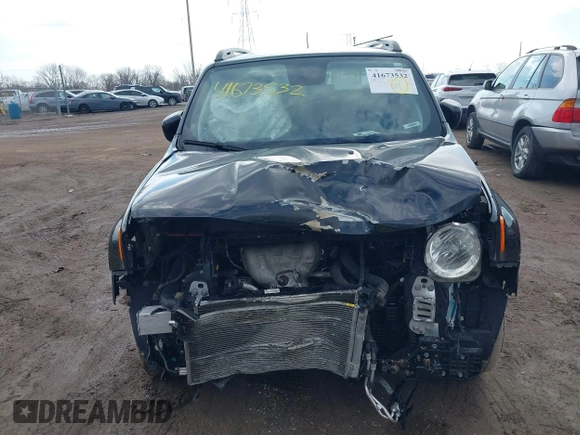 2018 Jeep Renegade Latitude with VIN ZACCJBBB5JPH00547, listed as a IAAI auction lot 41673532 with 88,167 mi miles and . Bid and sale history available at DreamBid. Image 6.