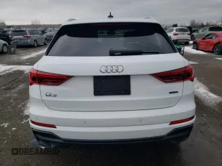 2020 Audi Q3 S line Prestige with VIN WA1FECF31L1119652, listed as a Copart auction lot 83328924 with 36,526 mi miles and Non Repairable. Bid and sale history available at carsss.com. Image 6.