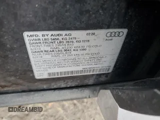 2020 Audi Q5 Premium Plus with VIN WA1BNAFY9L2074758, listed as a Copart auction lot 48193075 with 87,102 mi miles and Salvage Title. Bid and sale history available at carsss.com. Image 15.