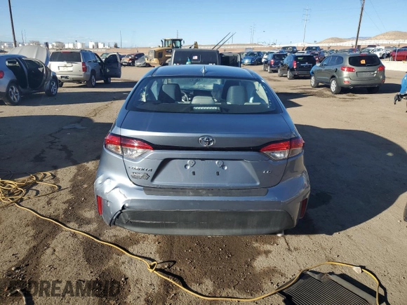 2024 Toyota Corolla LE with VIN 5YFB4MDE4RP182296, listed as a Copart auction lot 46612845 with Not Provided miles and Salvage Title. Bid and sale history available at carsss.com. Image 6.